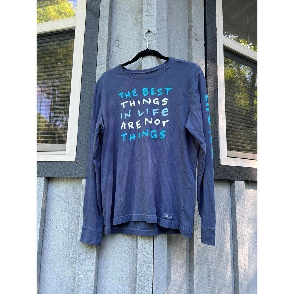 Life is good best thing in life shirt size small